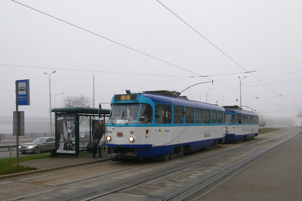 Рига, Tatra T3A № 30536