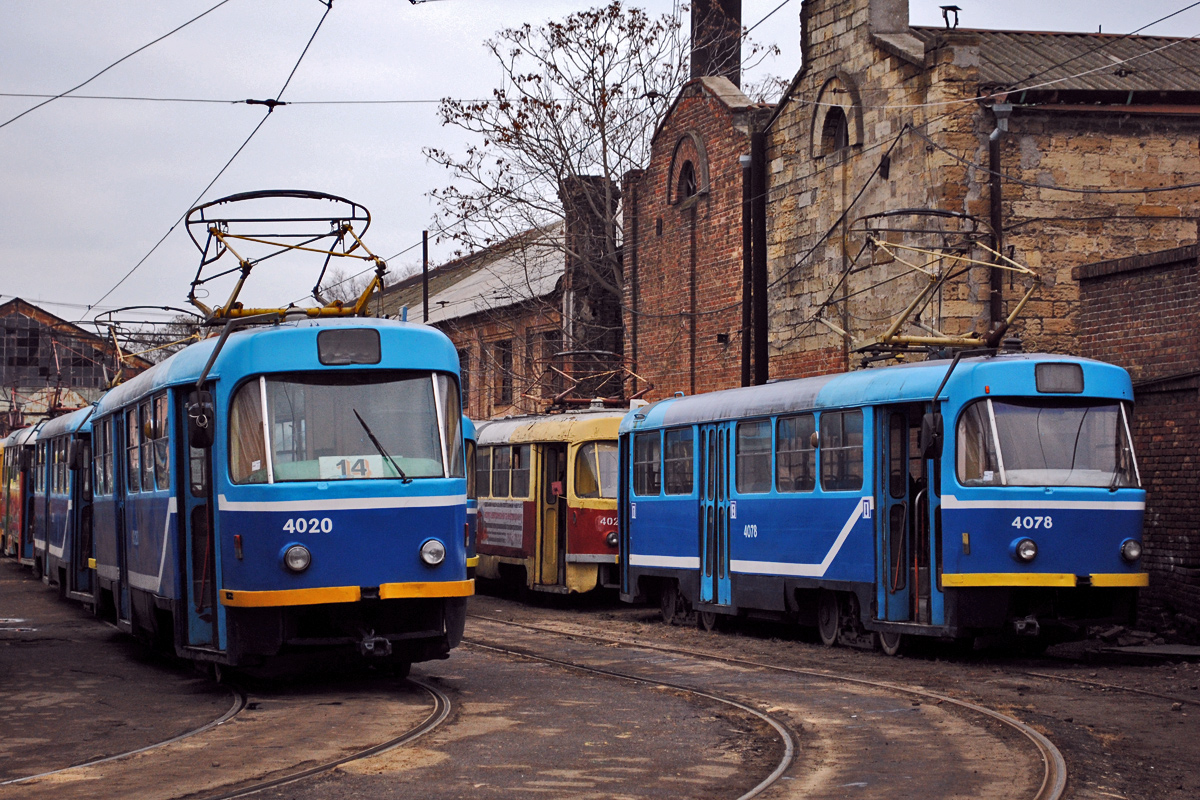 Одесса, Tatra T3R.P № 4020; Одесса, Tatra T3R.P № 4078