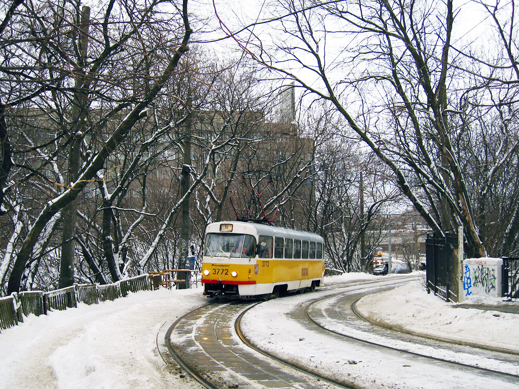 Москва, Tatra T3SU № 3772