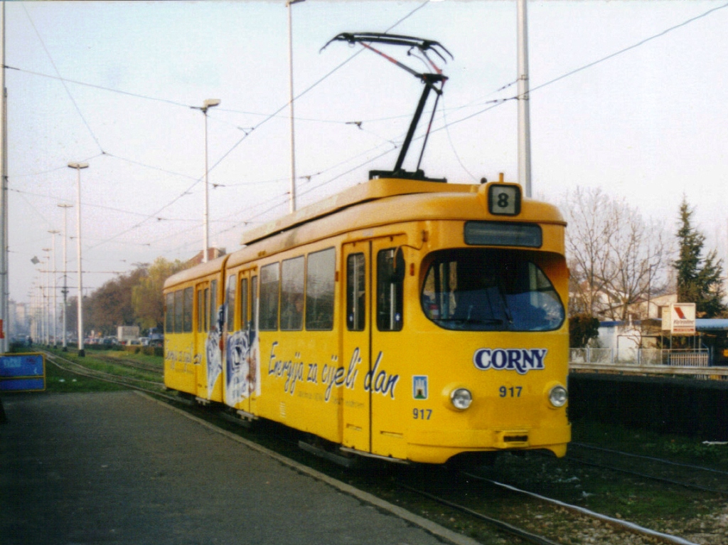 Zagreb, Duewag GT6 nr. 917