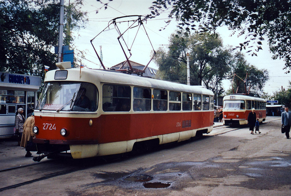 Волгоград, Tatra T3SU № 2724; Волгоград, Tatra T3SU (двухдверная) № 2457