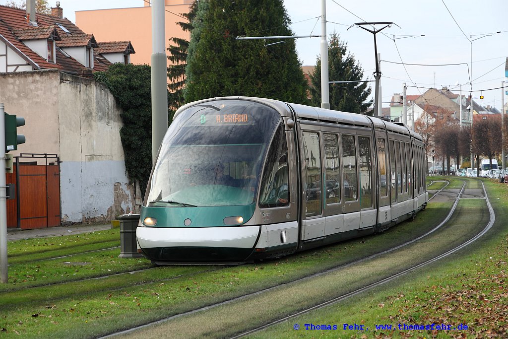 Strasbourg, Bombardier Eurotram (Flexity Outlook) № 1037