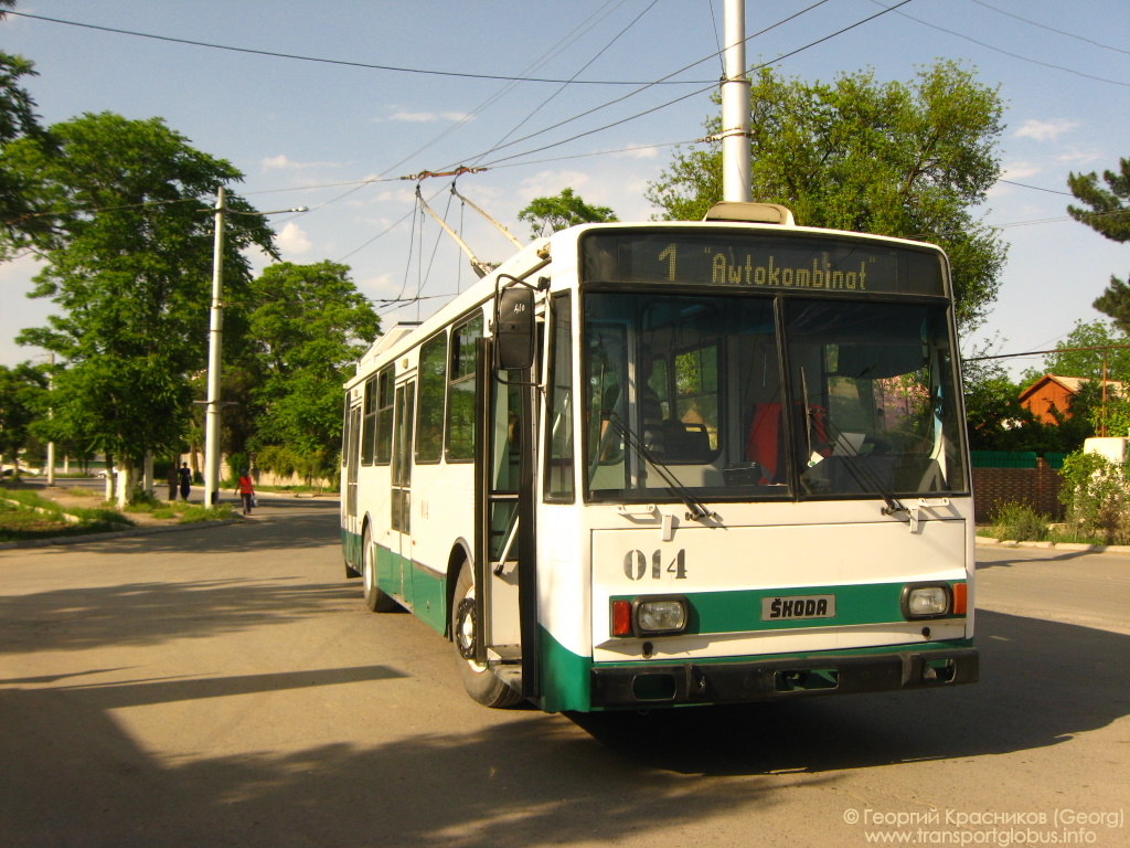 Ашхабад, Škoda 14TrM № 014