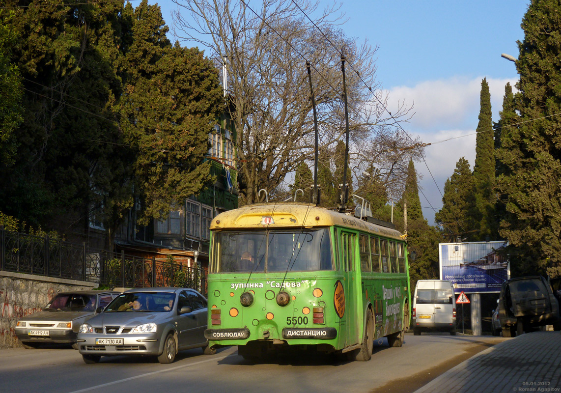 Крымский троллейбус, Škoda 9Tr19 № 5500
