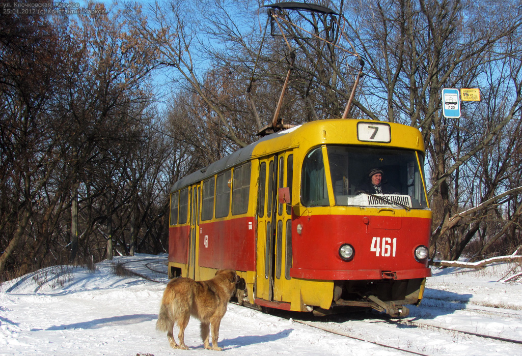 Харьков, Tatra T3SU № 461; Транспорт и животные