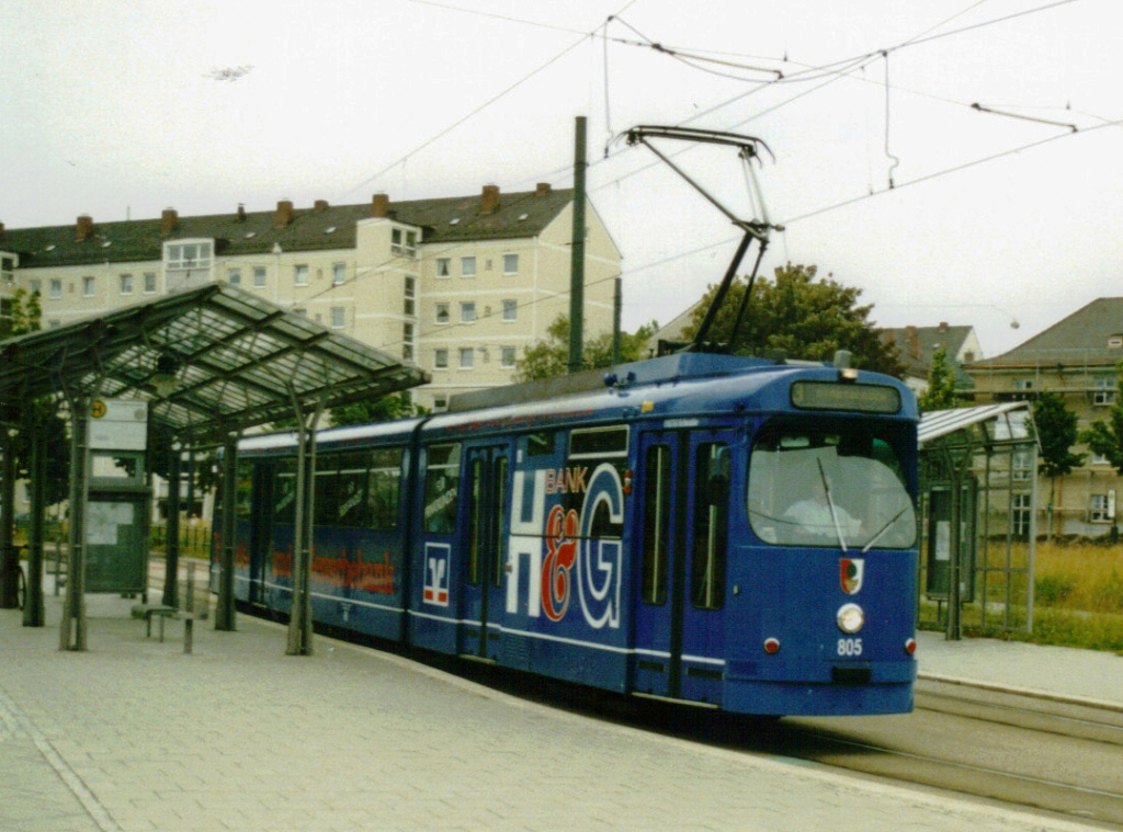 Augsburg, MAN GT8 Nr. 805