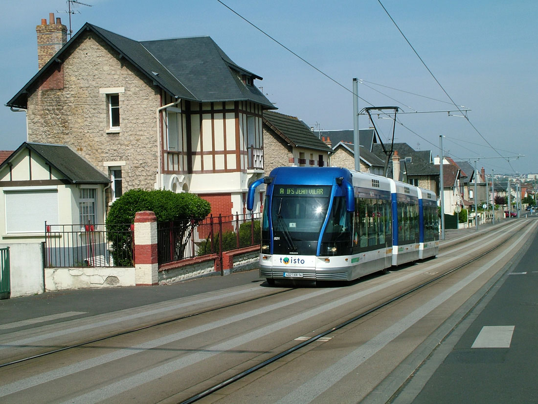 Caen, Bombardier TVR № 521