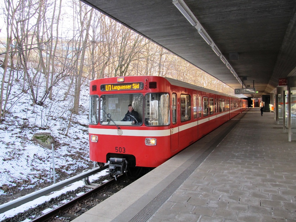 Нюрнберг, VAG-Baureihe DT1 № 503; Нюрнберг — U-Bahn — линия U1