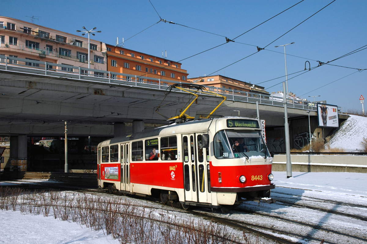 Прага, Tatra T3R.P № 8443