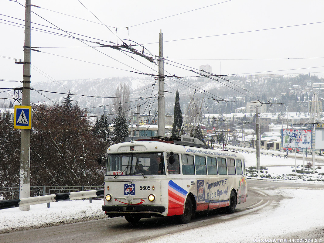 Crimean trolleybus, Škoda 9Tr24 № 5605