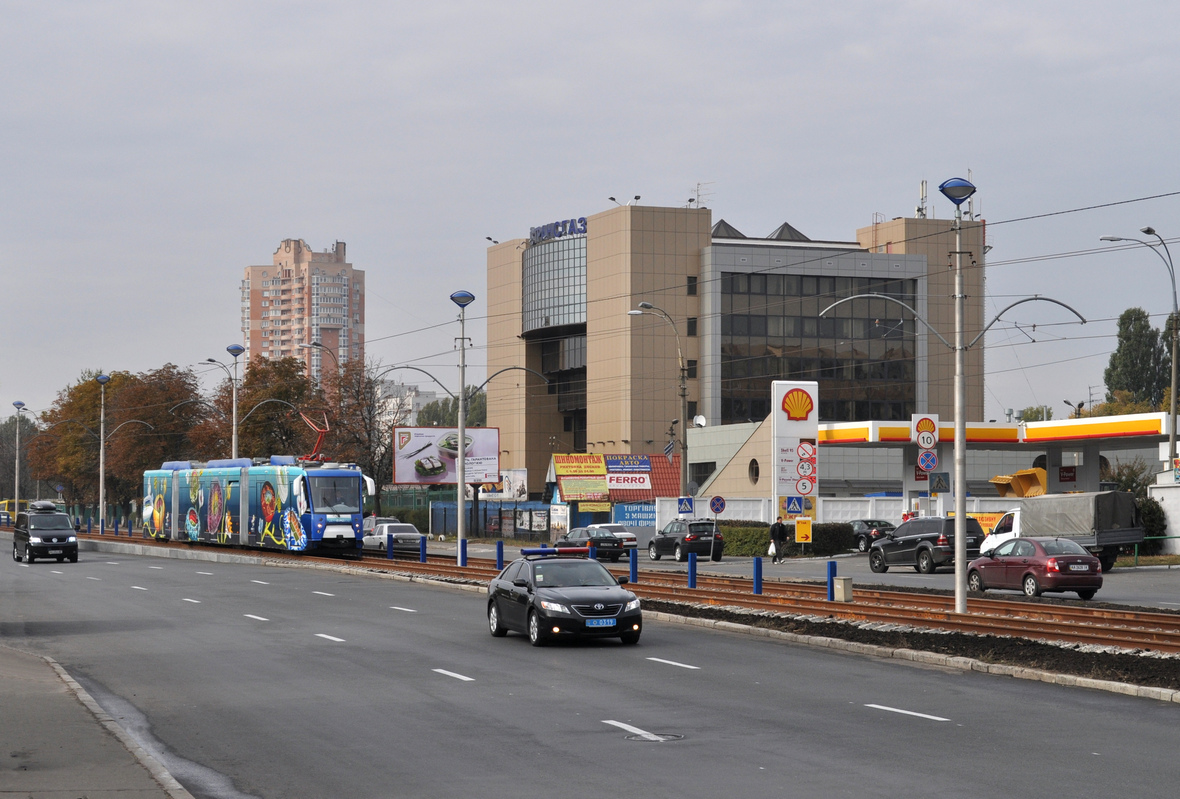 Киев — Открытие скоростного трамвая 16.10.2010