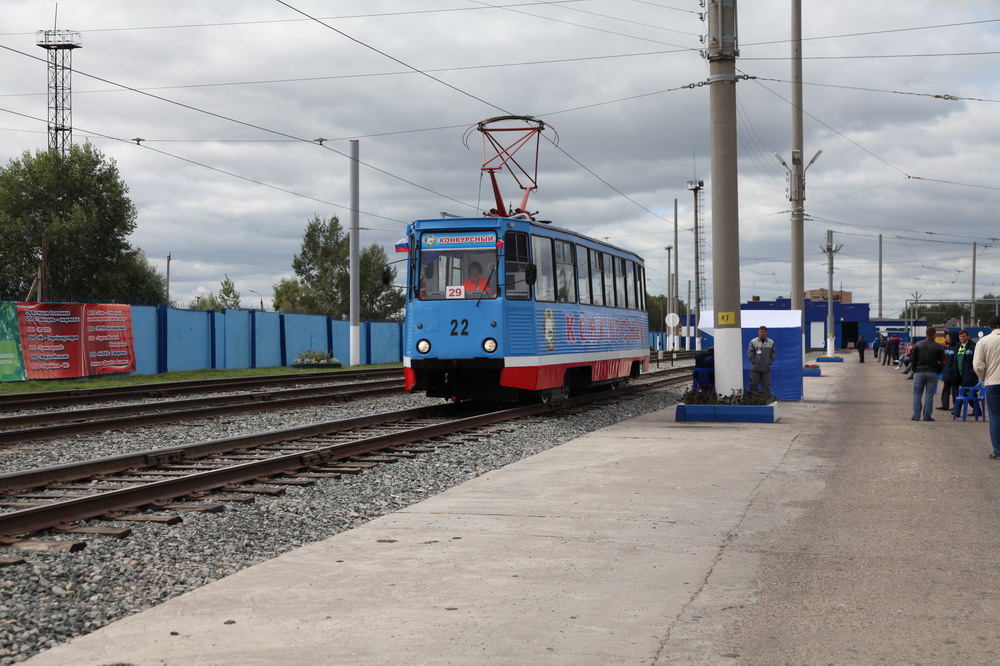 Нижнекамск, 71-605 (КТМ-5М3) № 22; Нижнекамск — Всероссийский конкурс водителей трамвая — август 2011