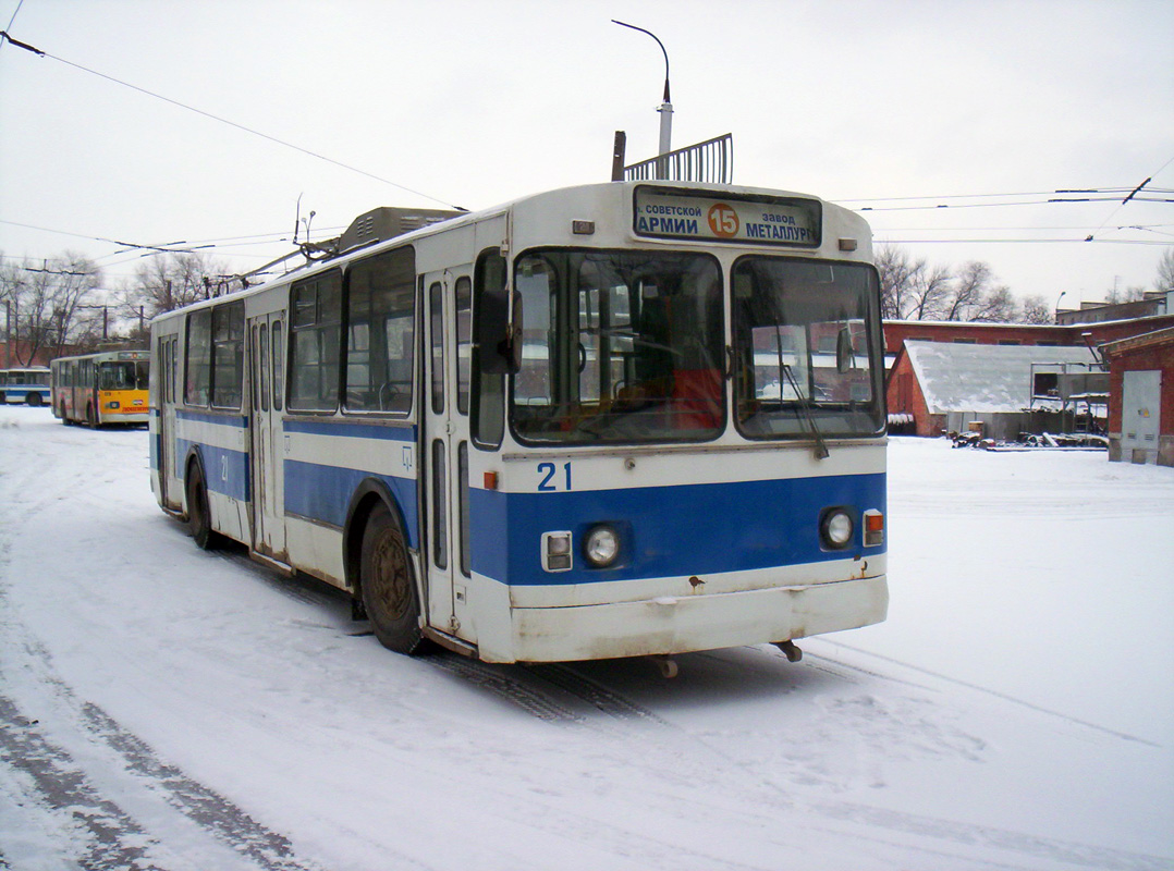 Самара, ЗиУ-682В [В00] № 21; Самара — Троллейбусное депо № 2