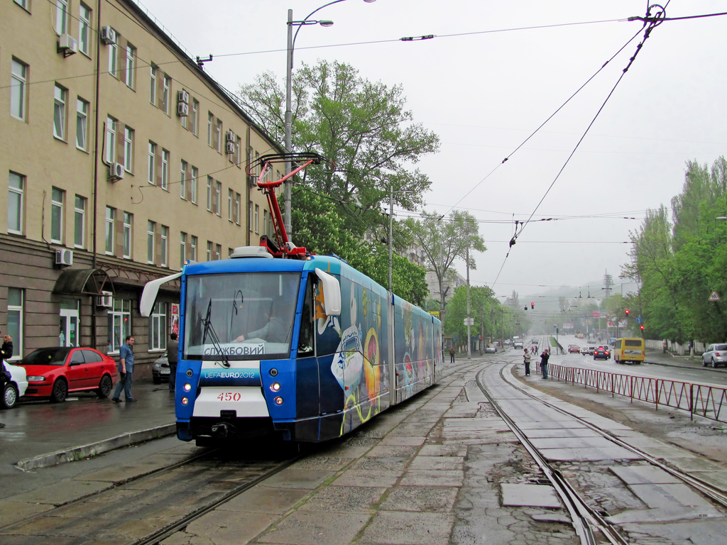 基辅, 71-154M-K # 450; 基辅 — Trip by the tram 71-154M (LVS-2009) 7th of May, 2011