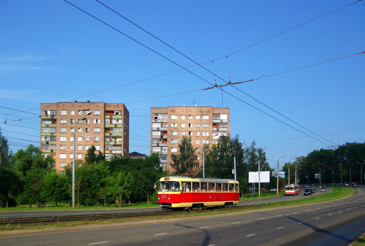 Ижевск, Tatra T3SU (двухдверная) № 1171