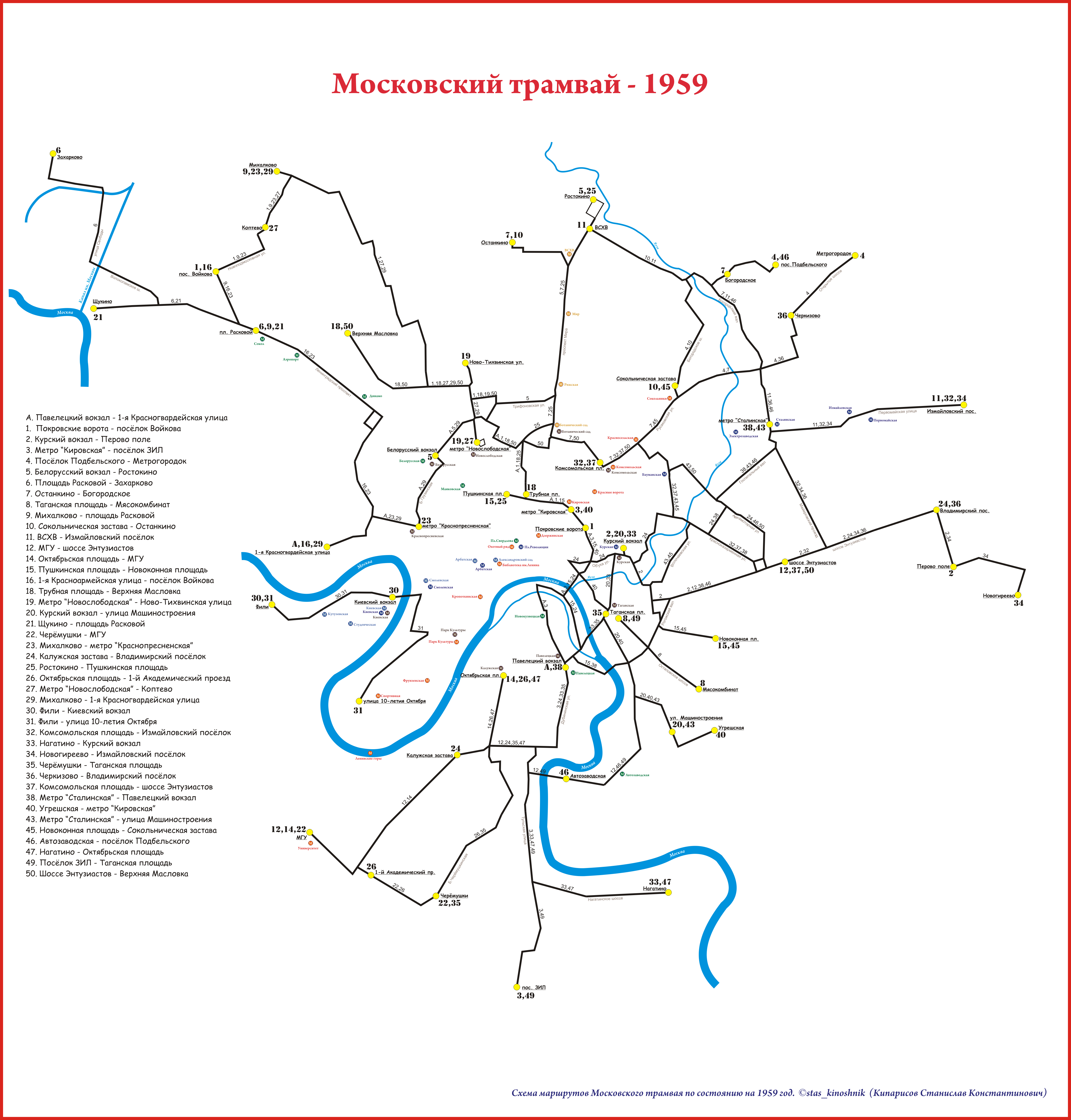 Москва — Общегородские схемы