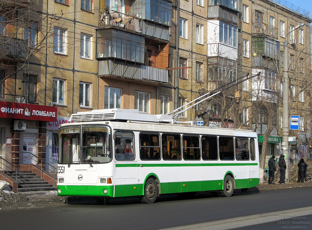 Chelyabinsk, LiAZ-5280 (VZTM) nr. 2551