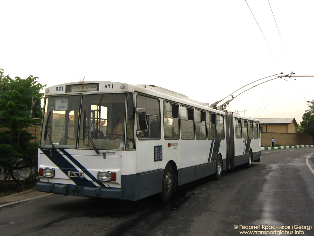 Тегеран, Škoda 15Tr09/7 № 821