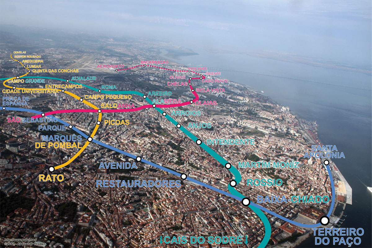 Lissabon — Maps
