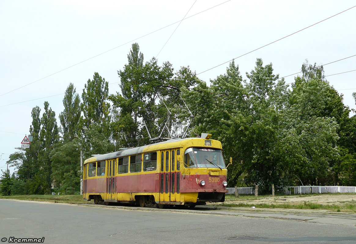 Київ, Tatra T3SU № 5390