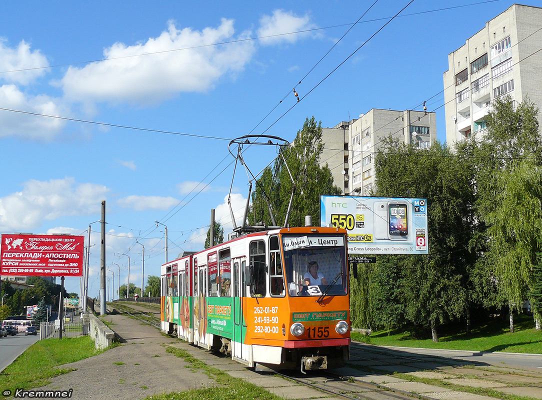 Lviv, Tatra KT4D # 1155