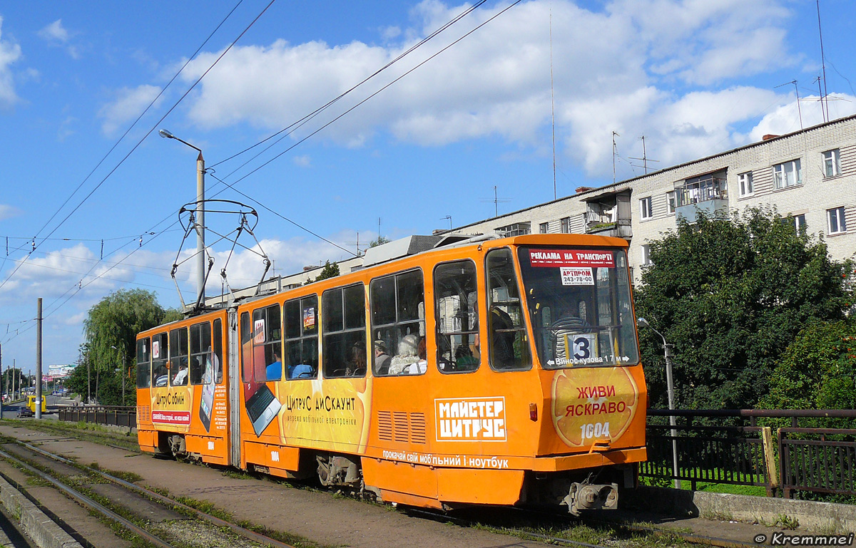 Lviv, Tatra KT4SU № 1004