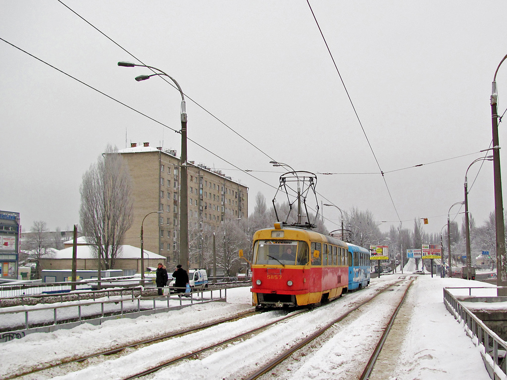 Kiev, Tatra T3SU N°. 5857