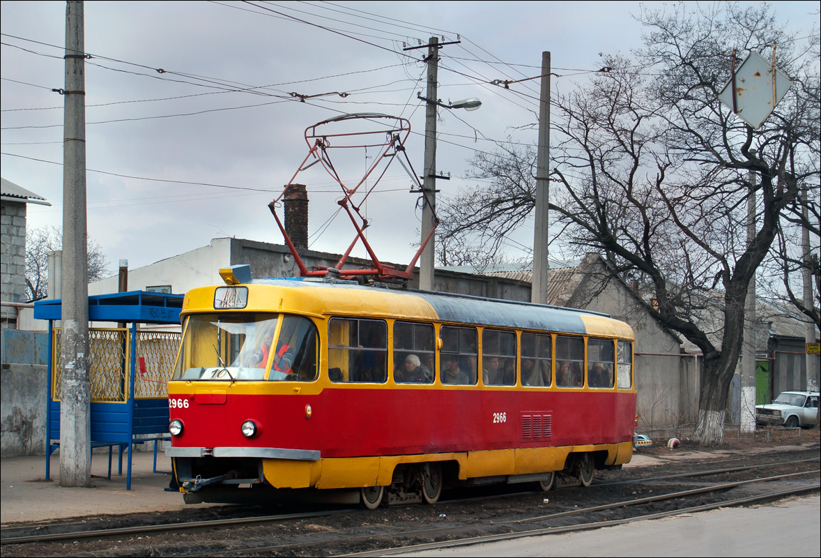 Одесса, Tatra T3SU № 2966