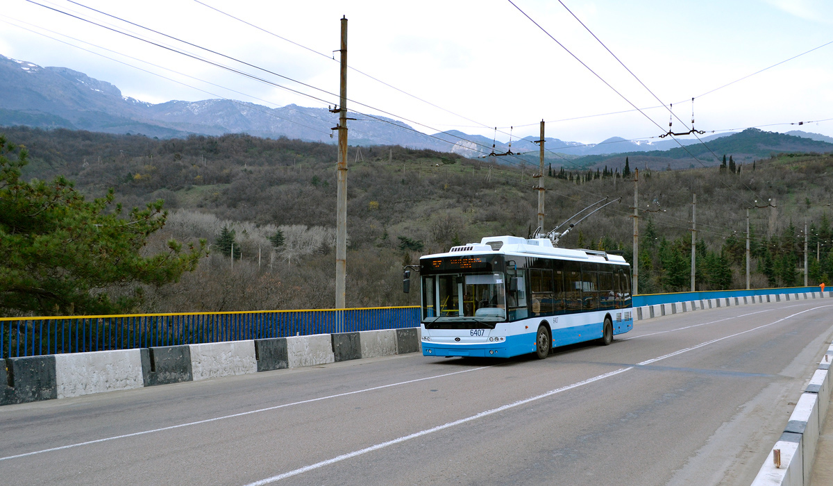 Crimean trolleybus, Bogdan T70115 # 6407
