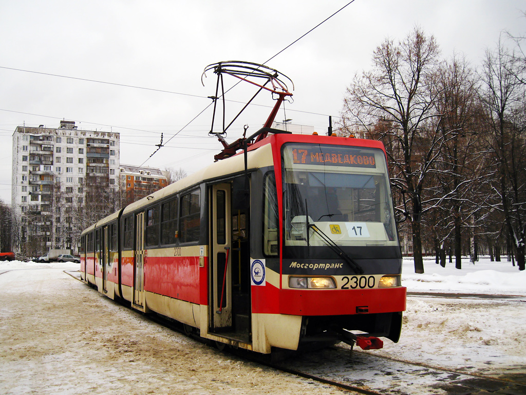 Москва, Tatra KT3R № 2300