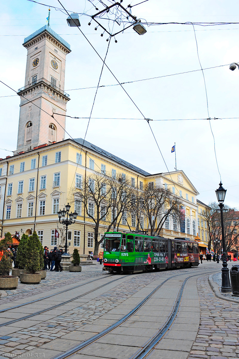 Lviv, Tatra KT4D № 1154