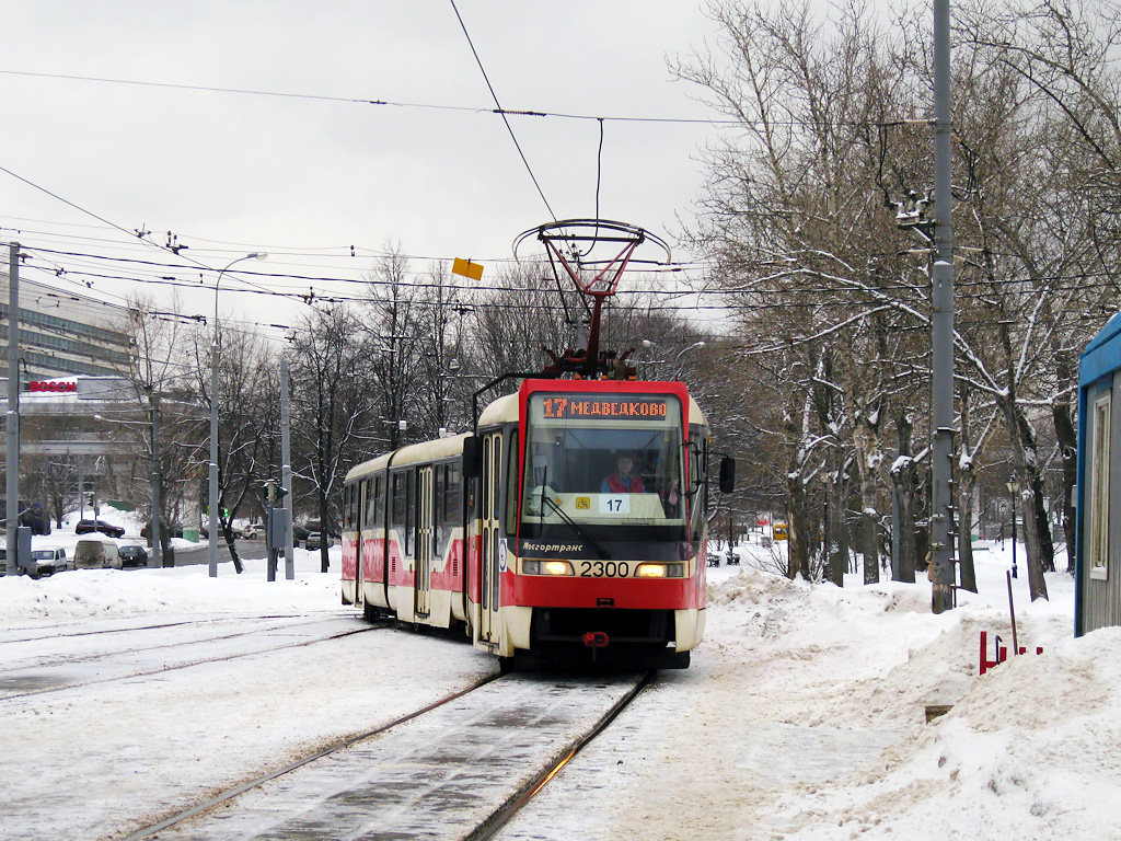 Москва, Tatra KT3R № 2300