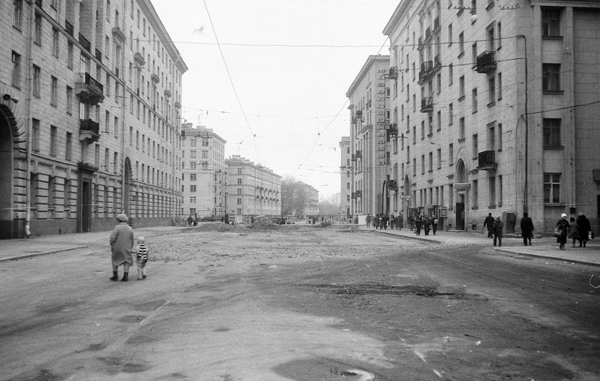Санкт-Петербург — Исторические фотографии трамвайной инфраструктуры