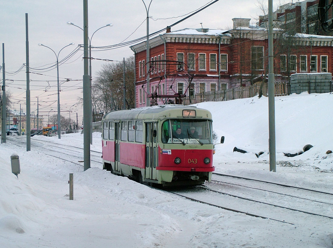 Jekaterinburg, Tatra T3SU (2-door) Nr. 043