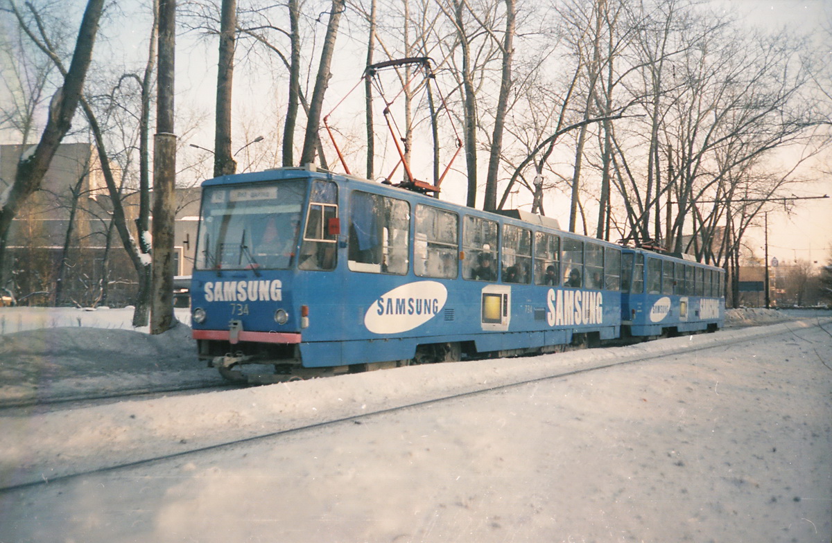Екатеринбург, Tatra T6B5SU № 734