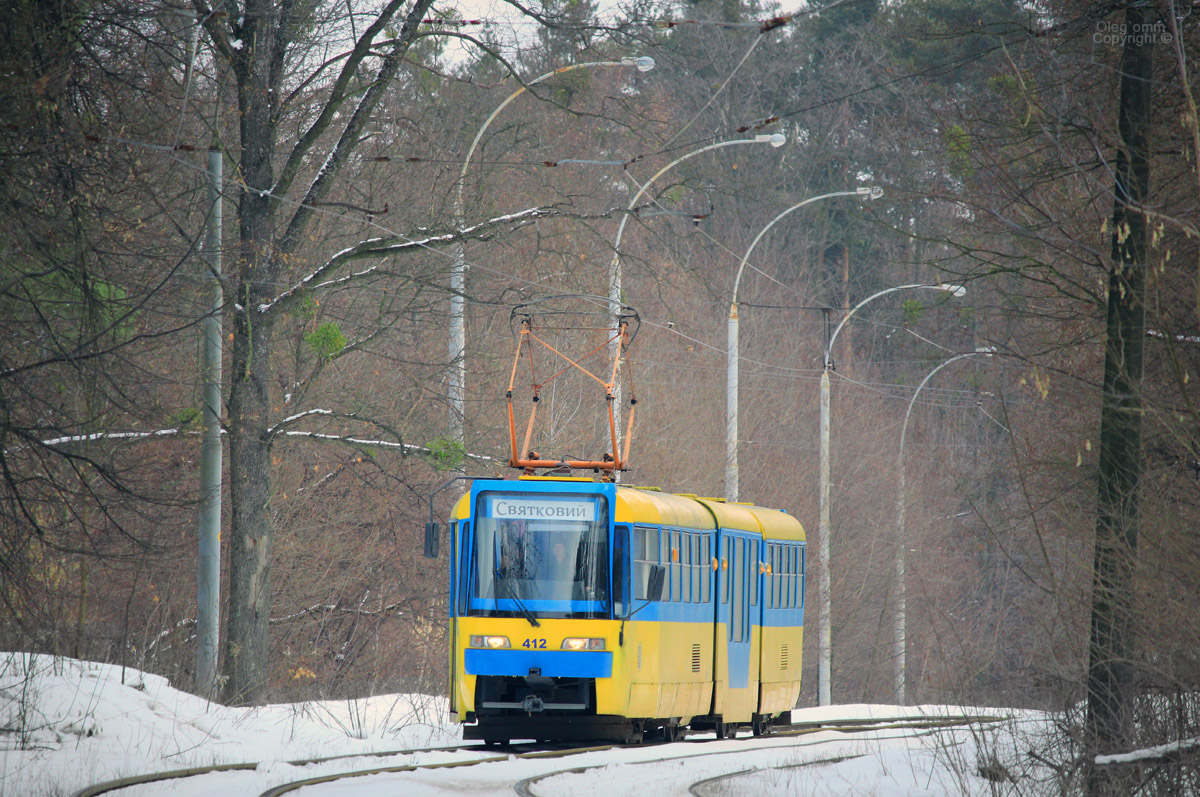 Киев, KT3UA № 412; Киев — Поездка 8.03.2012 на трамвае KT3UA, посвященная Международному женскому дню