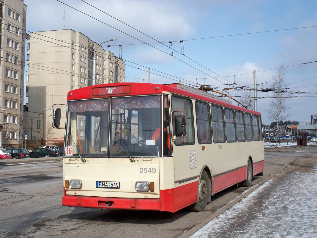 Вильнюс, Škoda 14Tr89/6 № 2549