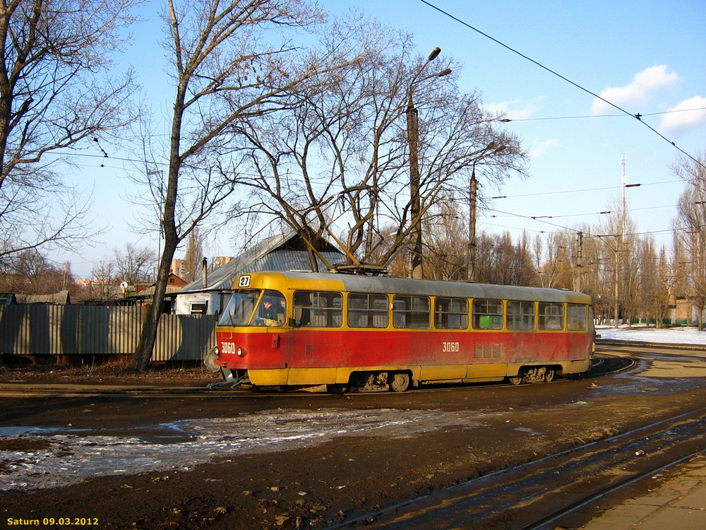 Харьков, Tatra T3SU № 3060