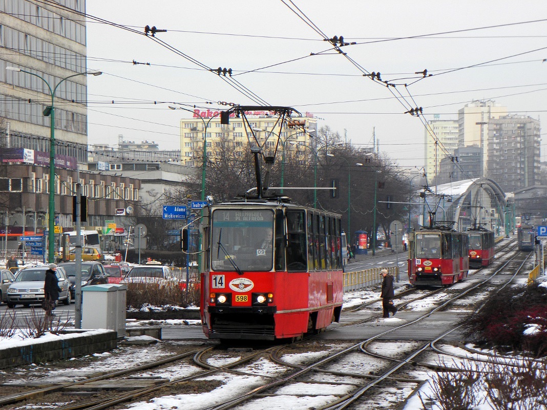 Silesia trams, Konstal 105Na # 598