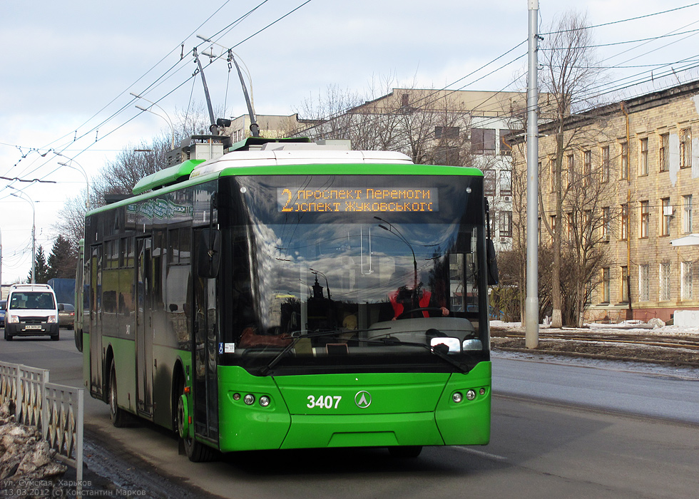 Kharkiv, LAZ E183A1 № 3407