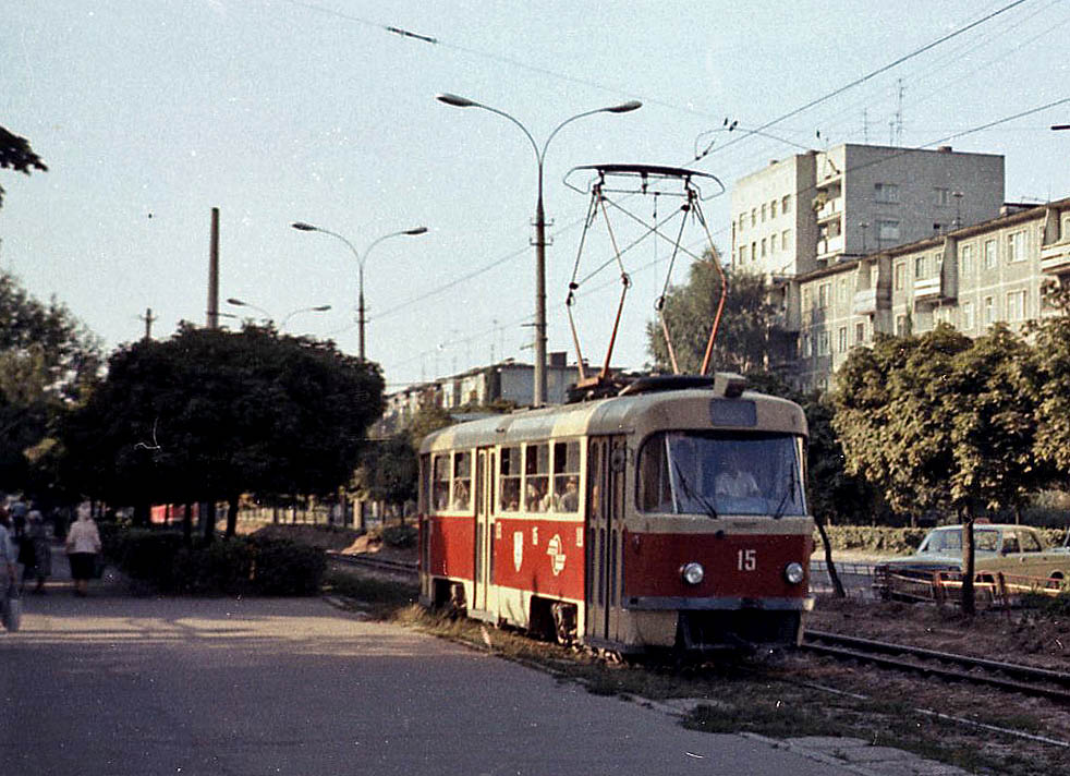 Житомир, Tatra T4SU № 15; Житомир — Старые фотографии подвижного состава