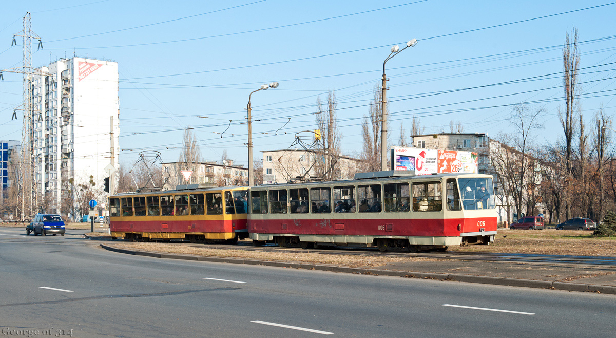 Киев, Tatra T6B5SU № 006