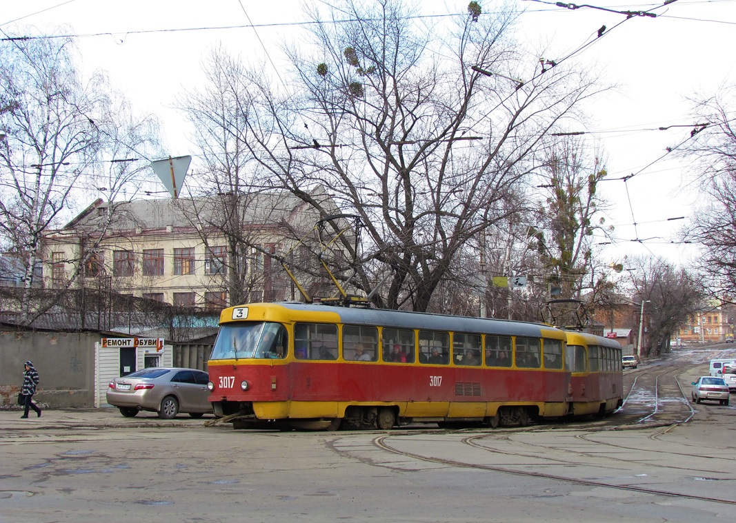 Харьков, Tatra T3SU № 3017