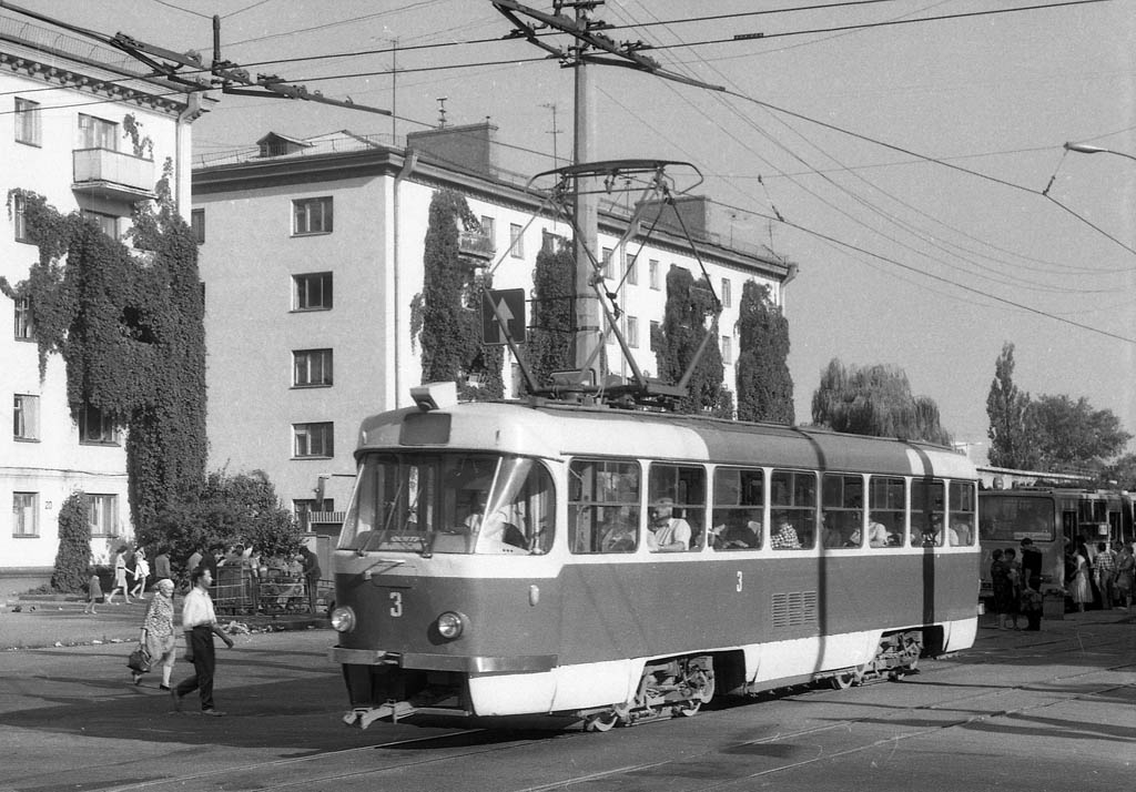 Житомир, Tatra T4SU № 3; Житомир — Старые фотографии подвижного состава