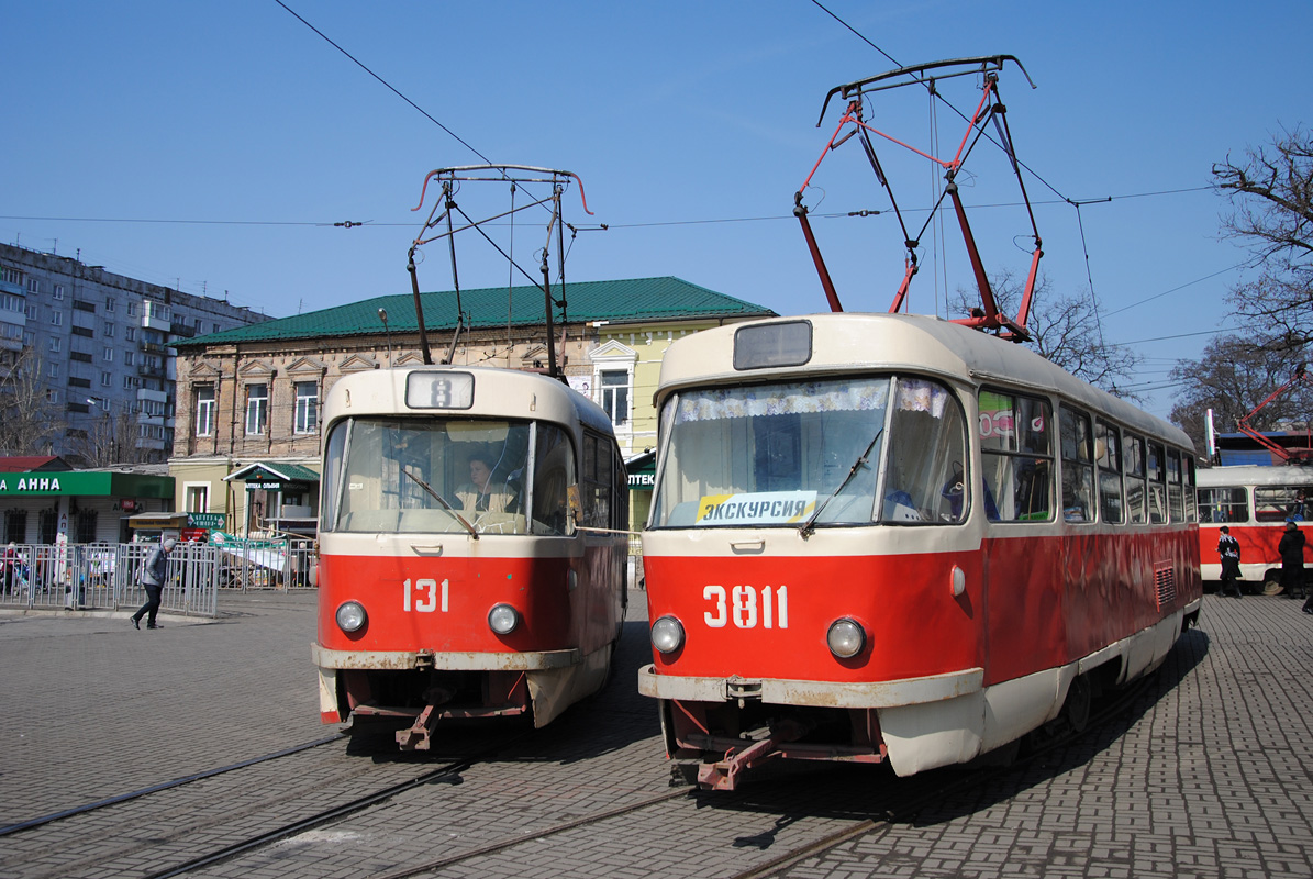 Донецк, Tatra T3SU № 131 (4131); Донецк, Tatra T3SU (двухдверная) № 3811; Донецк — «Весенним Донецком под звуки Татры», Т-3 № 3811, 17 марта 2012 года