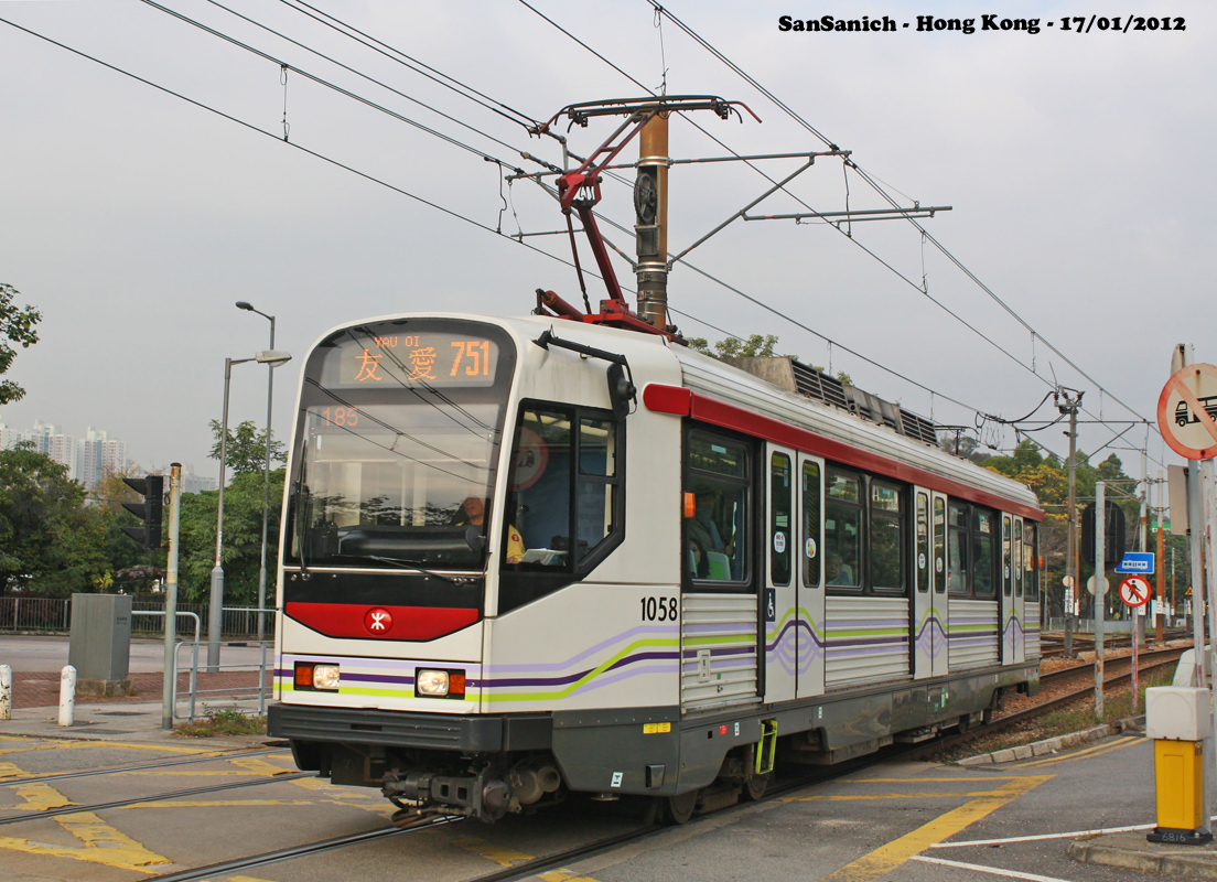Гонконг, Comeng Phase I LRV (mod. UGL) № 1058