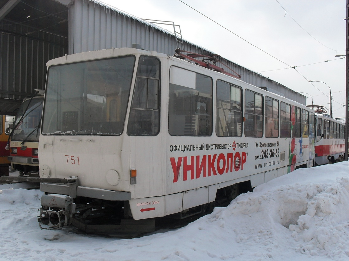 Екатеринбург, Tatra T6B5SU № 751