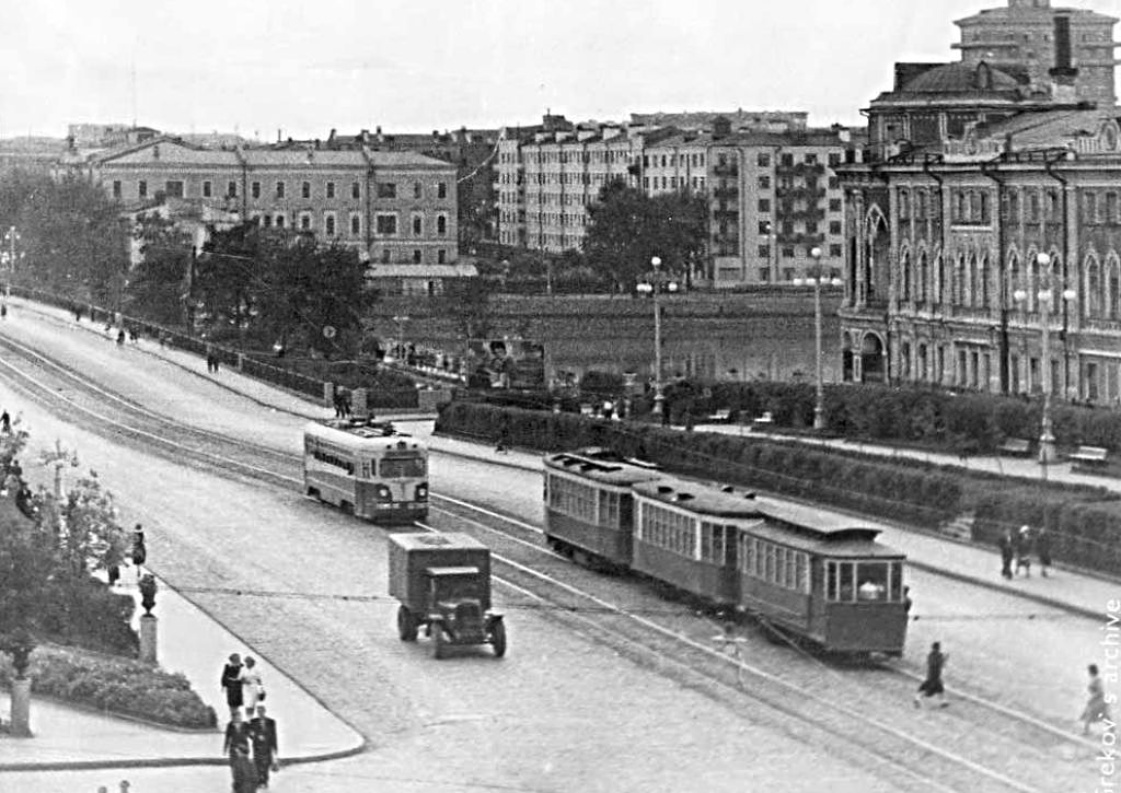 Екатеринбург — Исторические фотографии — Фото — Городской электротранспорт