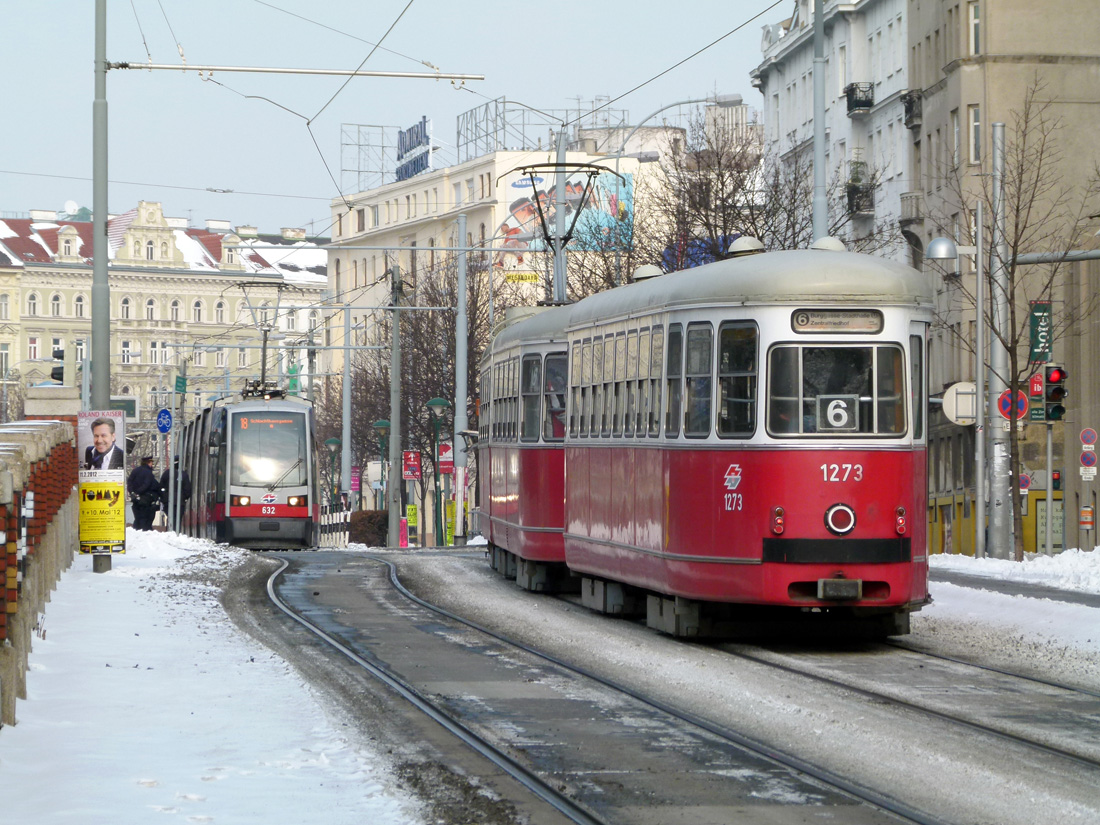 Вена, Siemens ULF-B № 632; Вена, Lohner Тype c3 № 1273