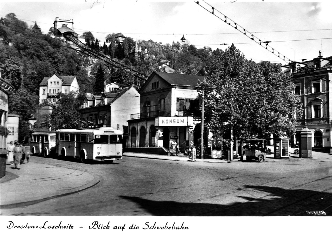 Дрезден, Henschel/Schumann/Ansaldo NII № 152; Дрезден — Старые фотографии (троллейбус)